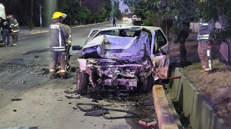 En un violento choque frontal murió un hombre de 47 años en Guaymallén